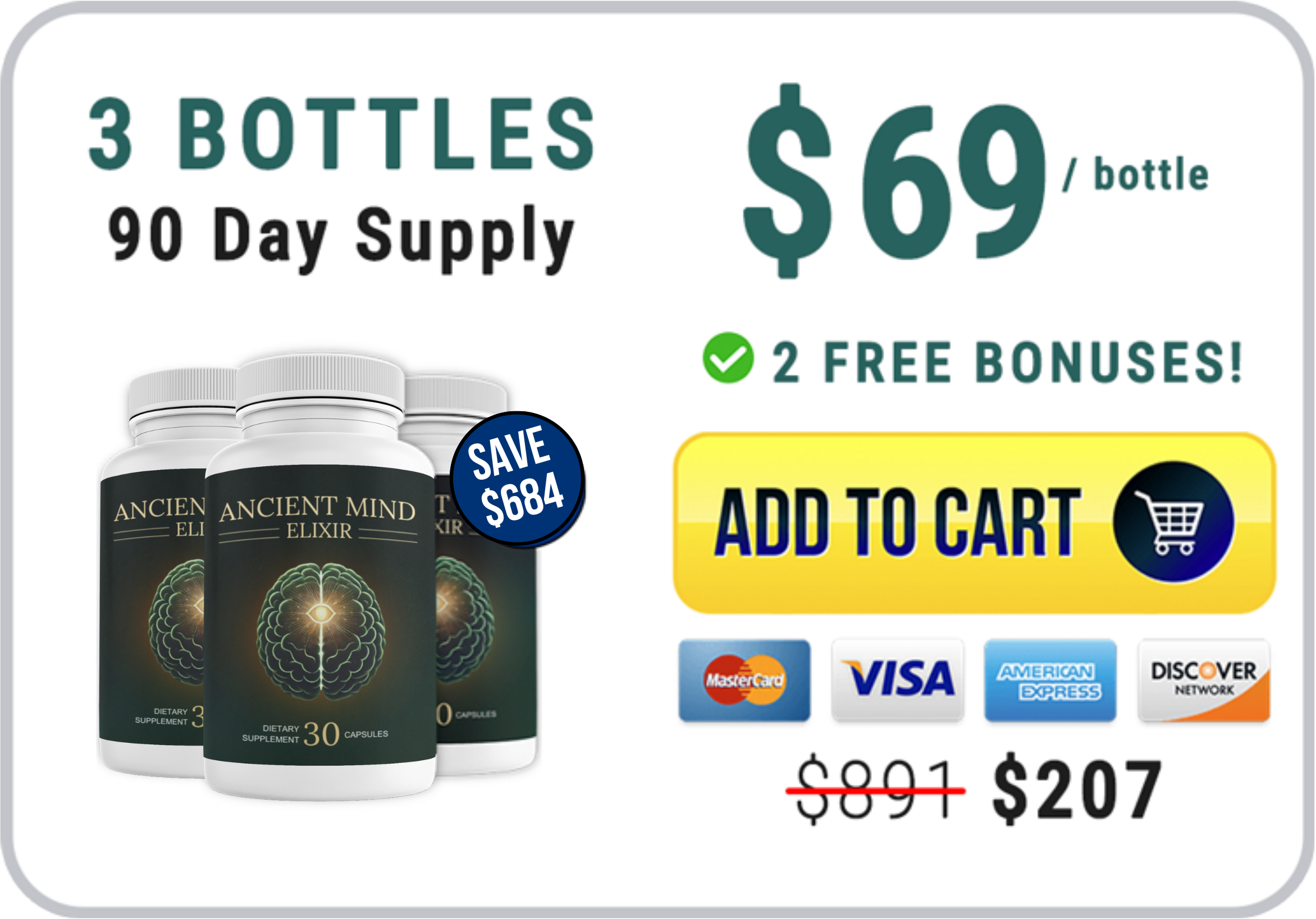 3 bottles package mobile view